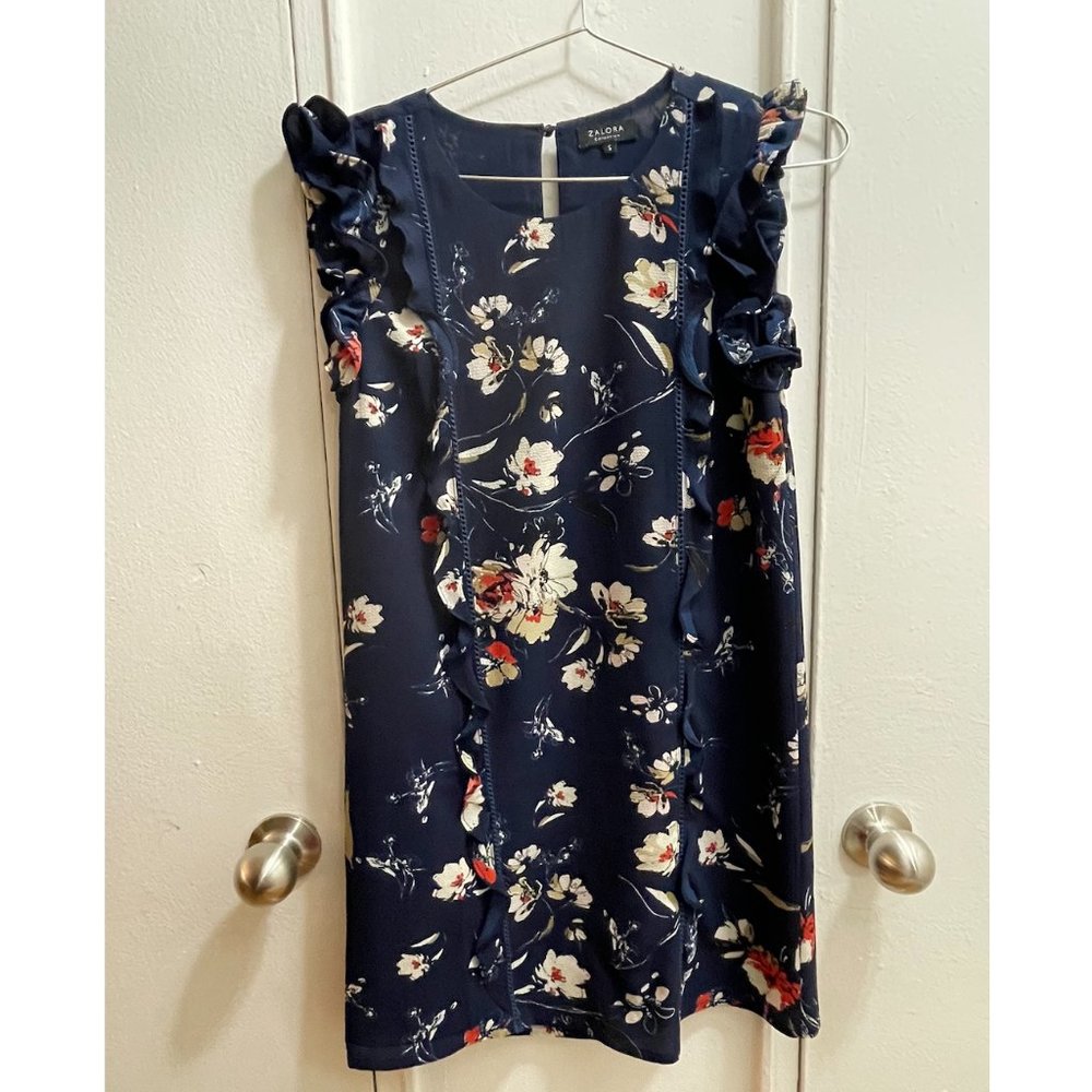 Blue Floral Dress